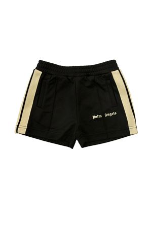 side-stripe logo-print shorts PALM ANGELS KIDS | PGCL001S26FAB001110